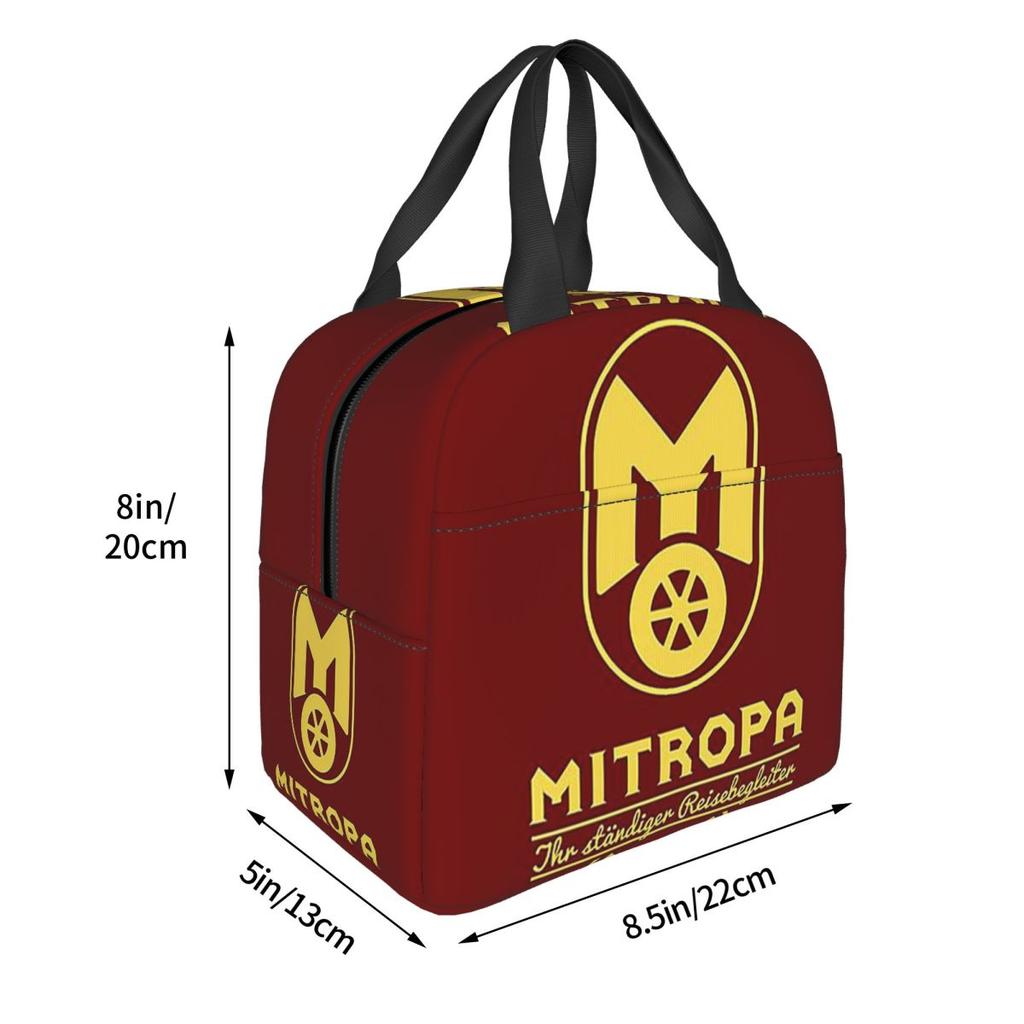 Mitropa Your Constant Travel Companion Insulated Lunch Bag for Kids School Cooler Thermal Food Box Tote Lunch Boxes Container