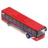 Bus Model Toy Alloy Red Lifelike Vivid Small Portable Bus Model Bus Car Ornament Gift for Above 3