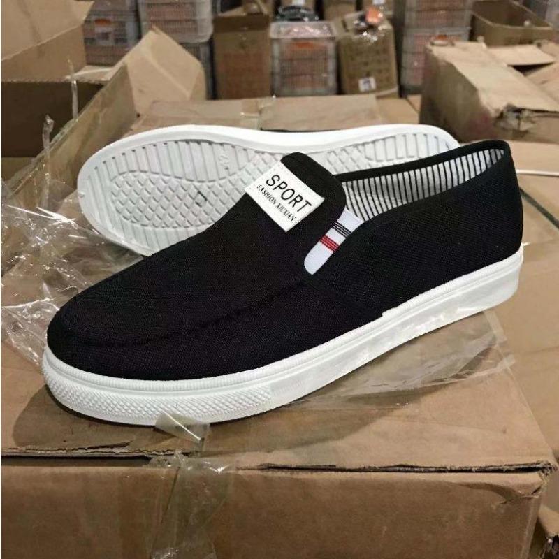 Tide Shoes Повседневная обувь Спортивная обувь Старая Пекинская тканевая обувь Мужская парусиновая обувь на шнуровке