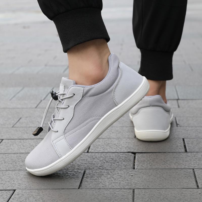 Мужские повседневные туфли на плоской подошве с широкими ладонями для вождения, женские ортопедические туфли, белые туфли для йоги и фитнеса, большой размер