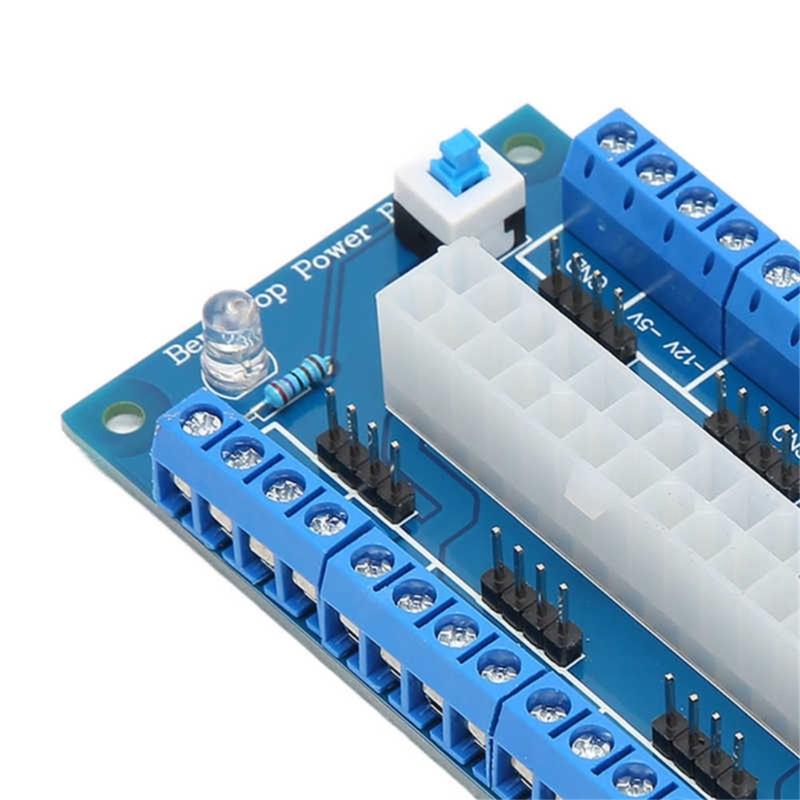 24/20pin   Power Supply Breakouts Board Module  Power Adapter Board Module Terminals Block Breakouts Module