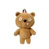 Button Bear Eyes Cartoon Plush Backpack Cute Girl Bag For School Travel And