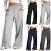 Yoga Straight Leg Sweatpant Straight Leg Women's Loose Tracksuit Pants Wide Leg Outdoor Gym Runing Casual Tracksuit Pants