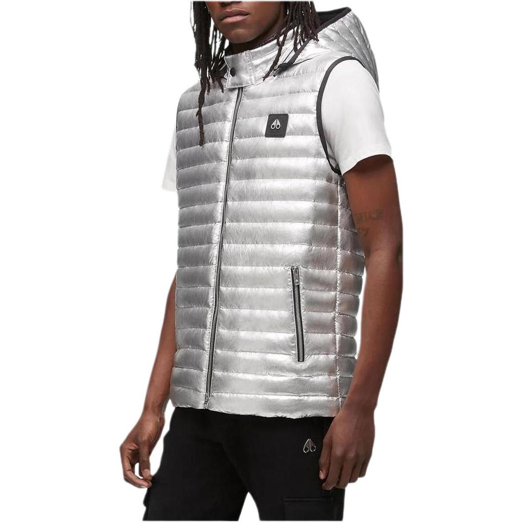 Мужской пуховый жилет Moose Knuckles Air Silver M13MV450HM-346