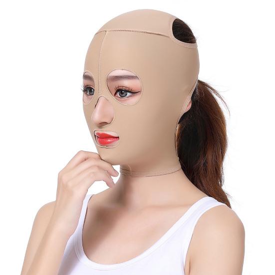 V Line Face Lifting Strap Adjustable Breathable Full Face Cheek Slimming Chin Strap Face Tightening