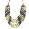 [N1670] - Golden Purple 'Kilimanjaro' Designer Necklace