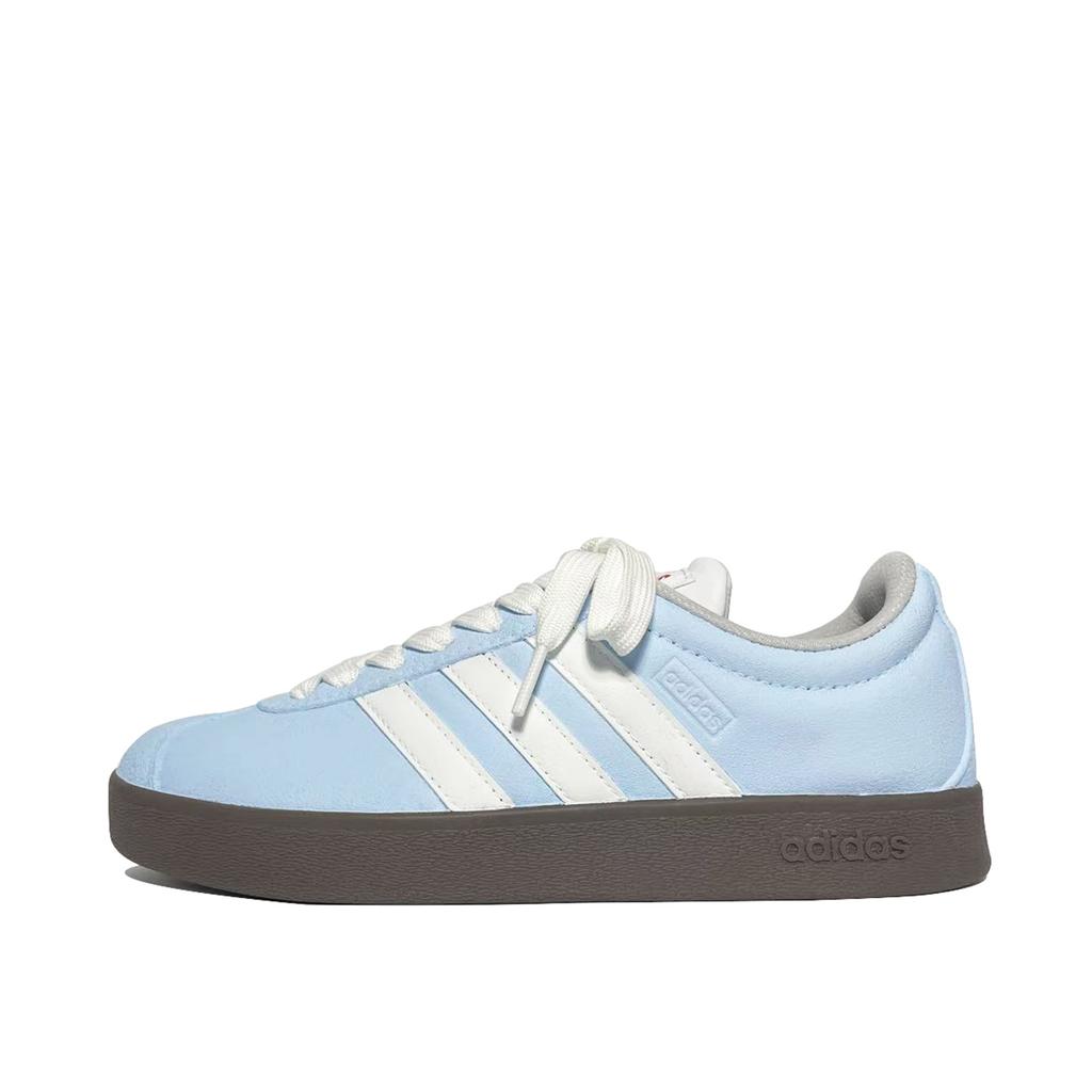 Adidas VL COURT 2.0 Blue Light Coverage Quick Dry Lightweight Low top Skateboard Shoes Unisex Blue White HQ1802(Team847-)