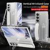 Роскошный держатель-браслет, шарнирный чехол для телефона Samsung Galaxy Z Fold 7 6 5 4 3 со слотом для стилуса и защитной пленкой для экрана S Pen