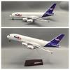 47 см Самолет A380 FedEx Cargo Масштаб 1/160 С подставкой для самолета и колесами Металл Смола Коллекция моделей самолетов Подарок Сувенир