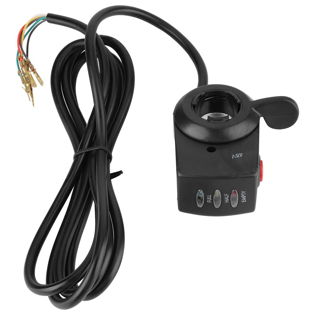 48 В Регулятор скорости Поворотная ручка газа с большим пальцем в сборе для электровелосипеда