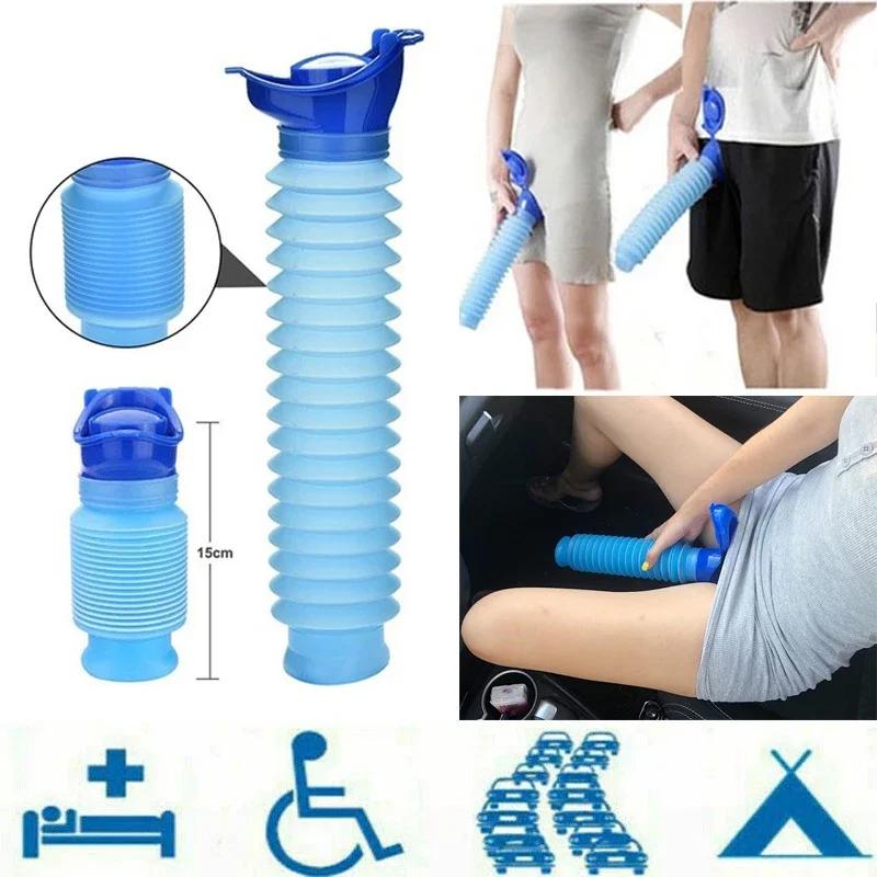 Field Emergency New Design Women Urinal Outdoor Travel Camping Portable Female Urinal Soft Silicone Urination Device Stand 750ml