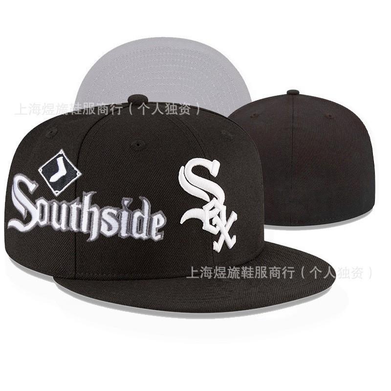 Mens Flat Brim Baseball Cap Closed Back Breathable Hip Hop Style Multiple Sizes