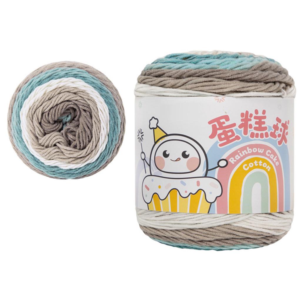 Knitting Yarn Gradient Cake Yarn Soft Yarn Gradient Crochet Yarn Cotton Yarn Fairyland Rainbow Yarn Knitting Accessories