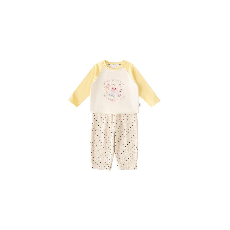 Insbobo Children's Suit Girls' Sweatshirt 2026 Spring New Style Baby Girl Long-Sleeved Top Spring Outfit