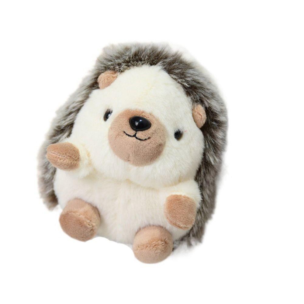 Adorable Little Hedgehog Keychain Mini Hedgehog Cute Hedgehog Plush Keyring  Car Keychain