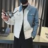 Куртка с дизайном «Подросток-сплайсинг» — кардиган с длинными рукавами и лацканами, свободный крой, стильный и модный для молодых модниц