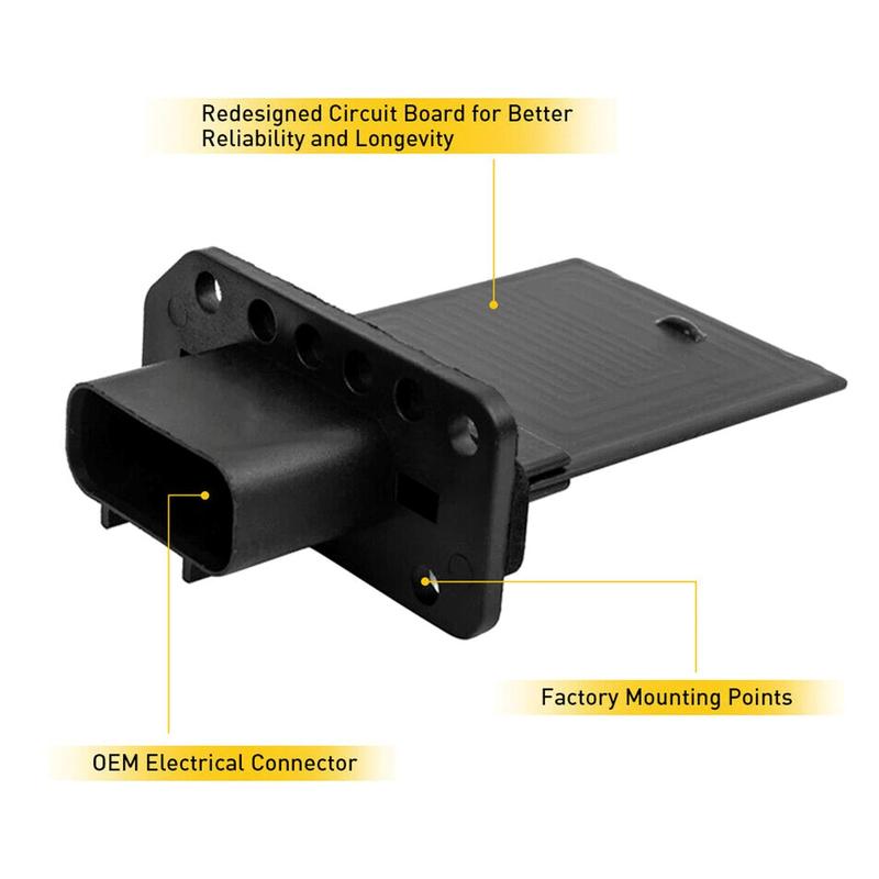 Artudatech Резистор вентилятора отопителя салона 3F2Z-18591-AA Для Ford Fiesta 2011 2012 2013