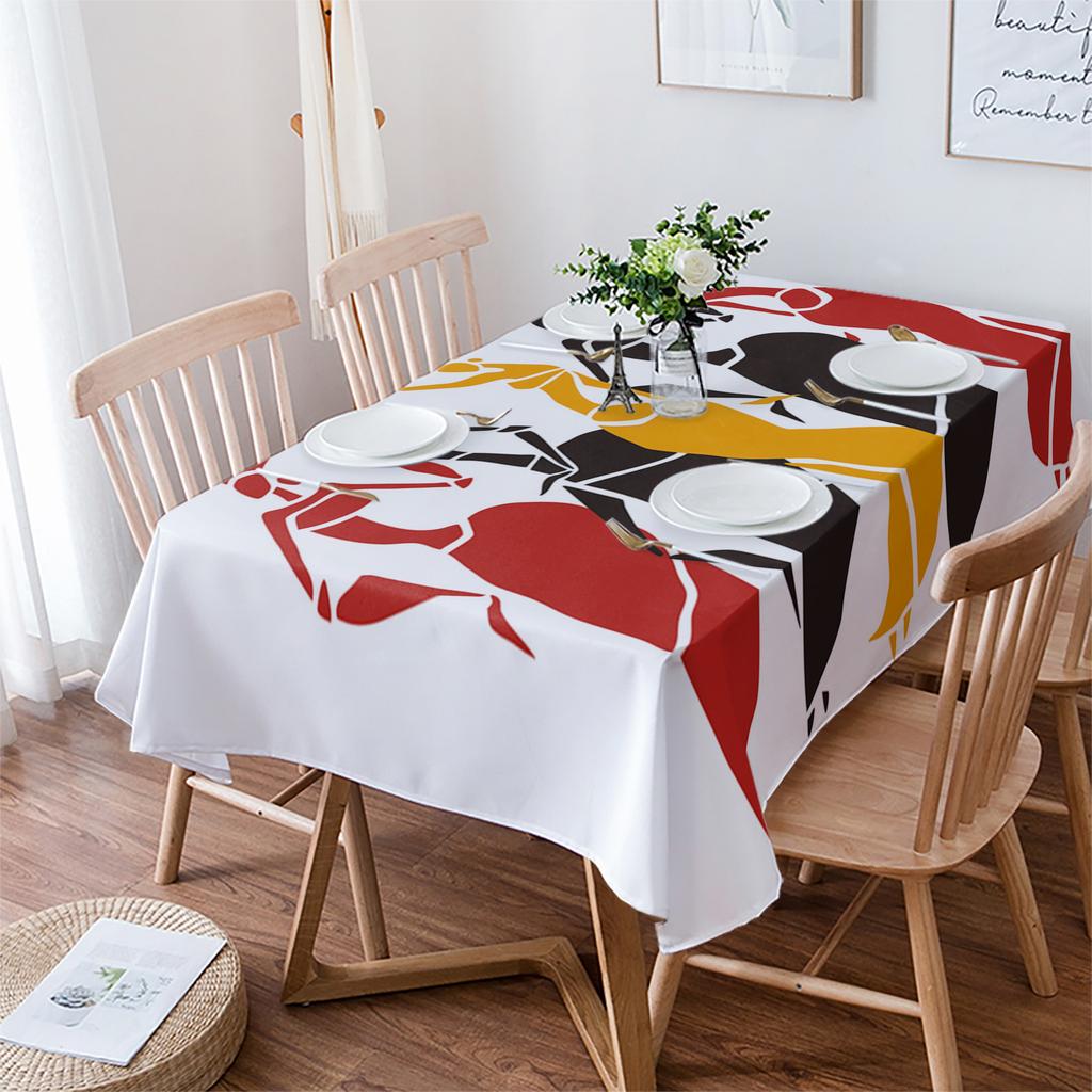 Скатерть для африканских женщин, праздничный декор, водонепроницаемые прямоугольные скатерти, свадебный декор, покрытие стола