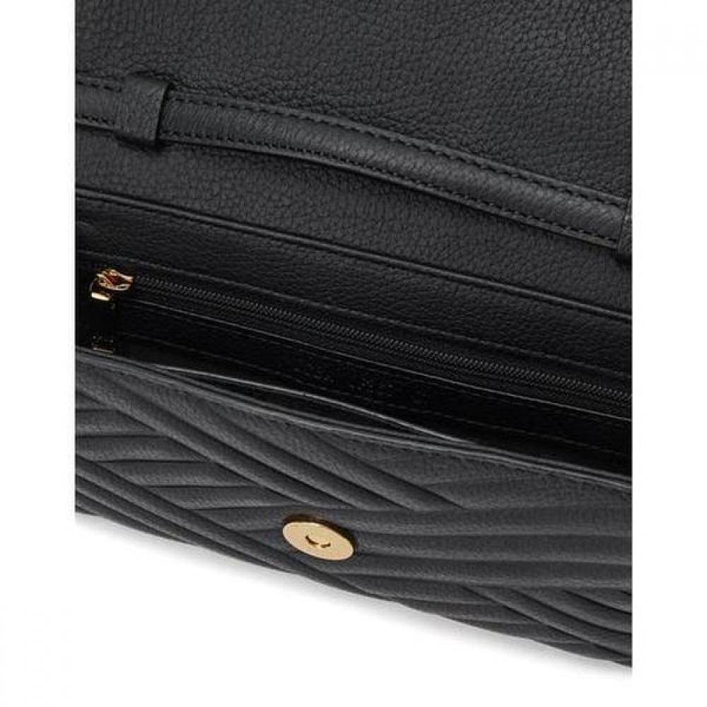 Daks Black Leather Mini Crossbody Bag Dcba2f367