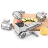 Терка для сыра из нержавеющей стали 304 с 3 лезвиями для домашнего хозяйства, ручная вращающаяся творческая утварь для сыра, орехов, выпечки