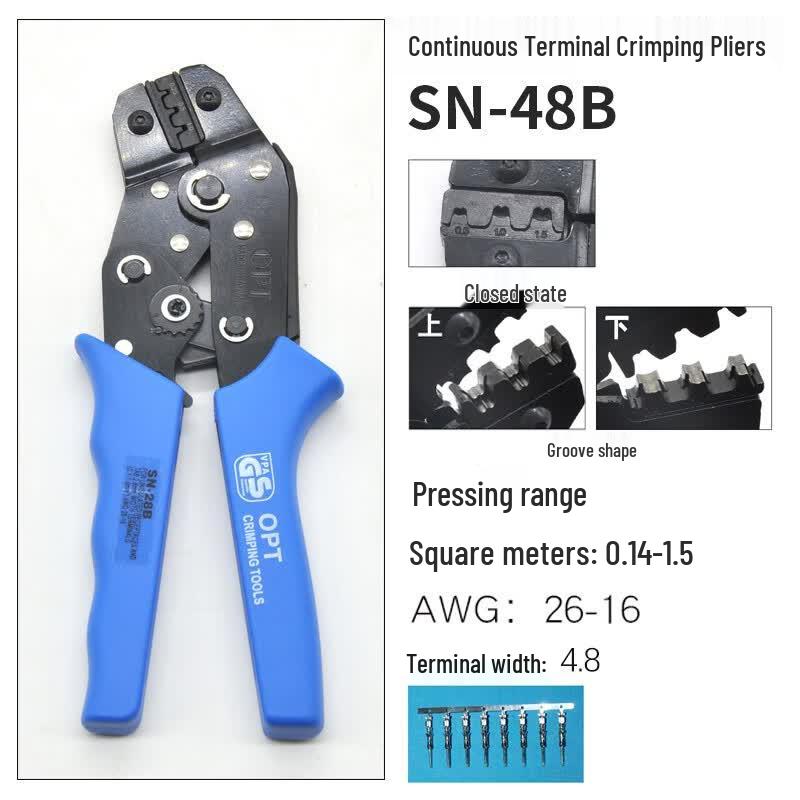 OPT SN-48B Ratchet Terminal Crimping Pliers