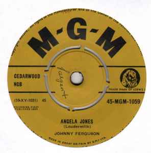 7-дюймовая пластинка ДЖОННИ ФЕРГЮСОН - Анджела Джонс 45MGM1059 MGM Records 1960 Великобритания Кантри Б/У