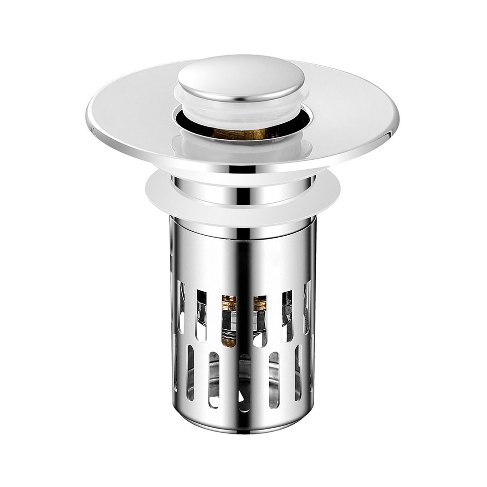 with Removable Filter Basket Pop Up Sink Drain Filter Washbasin Bounce Core for Basin Drain Holes