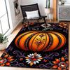 Exquisite Pumpkin Texture Pattern Carpet for Living Room Bedroom Sofa Home Decor Non-slip Floor Mat Large Size Halloween Gift