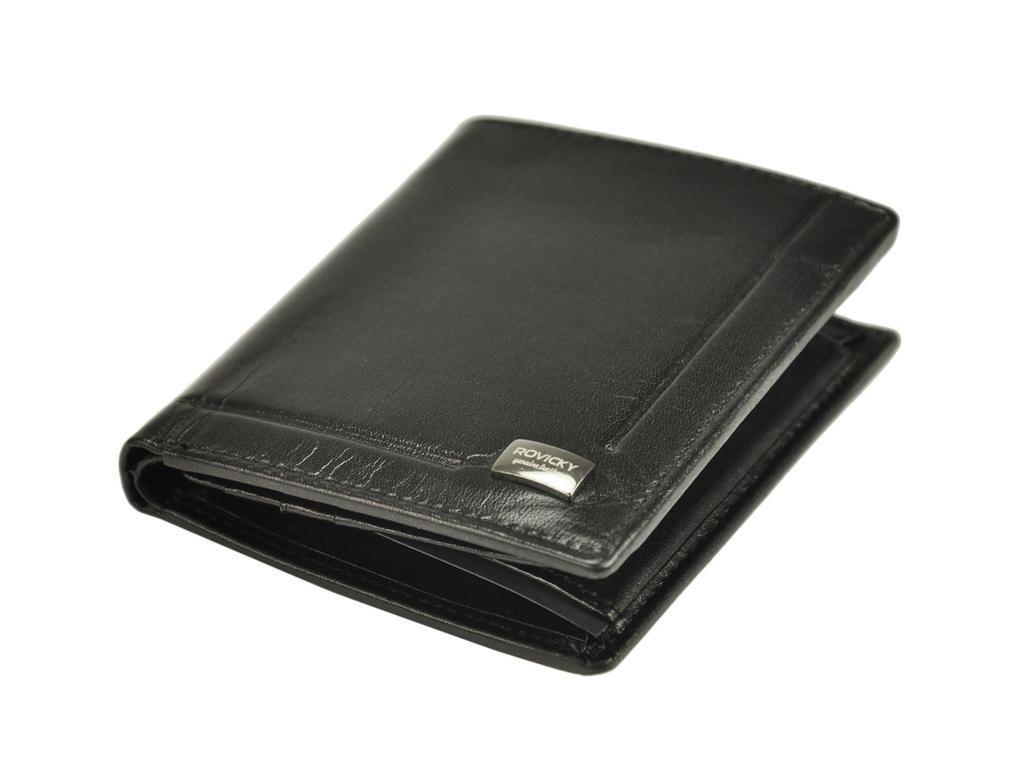 Skórzany męski portfel Rovicky PC-028-BAR RFID
