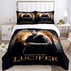 Lucifer Dark Charisma Print 3Pcs Bedding Setduvet Cover With 2 Bedropillowcase Home Birthday Gift