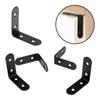 18pcs L-Shaped Corner Code Bracket Stainless Steel Right Angle Corners Brace Fixing Connector For Board Shelf Support