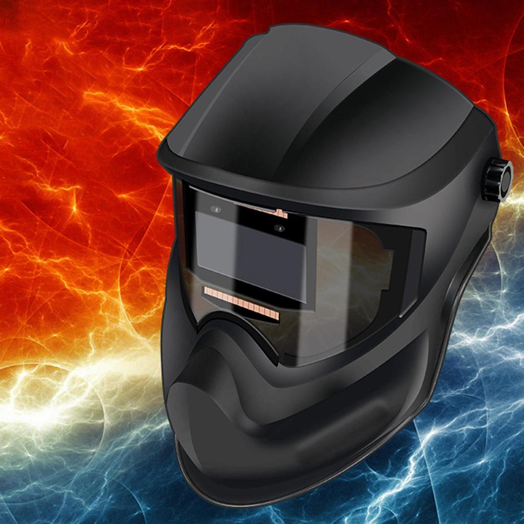 Auto Darkening Welding Helmet Welder Mask Hood Cap Protective Gear Hard Hat Headgear for Industrial,