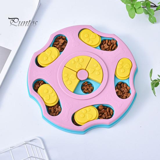 Собачья головоломка Slow Feeder интерактивная головоломка с едой игрушка-лакомство для домашних животных миска для медленного поедания для собак и кошек дрессировка