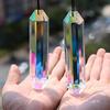 Faux Crystal Sun Catcher Decoration Indoor Outdoor Home Office Garden Window Hanging Prism Rainbow Maker Ornament Pendant