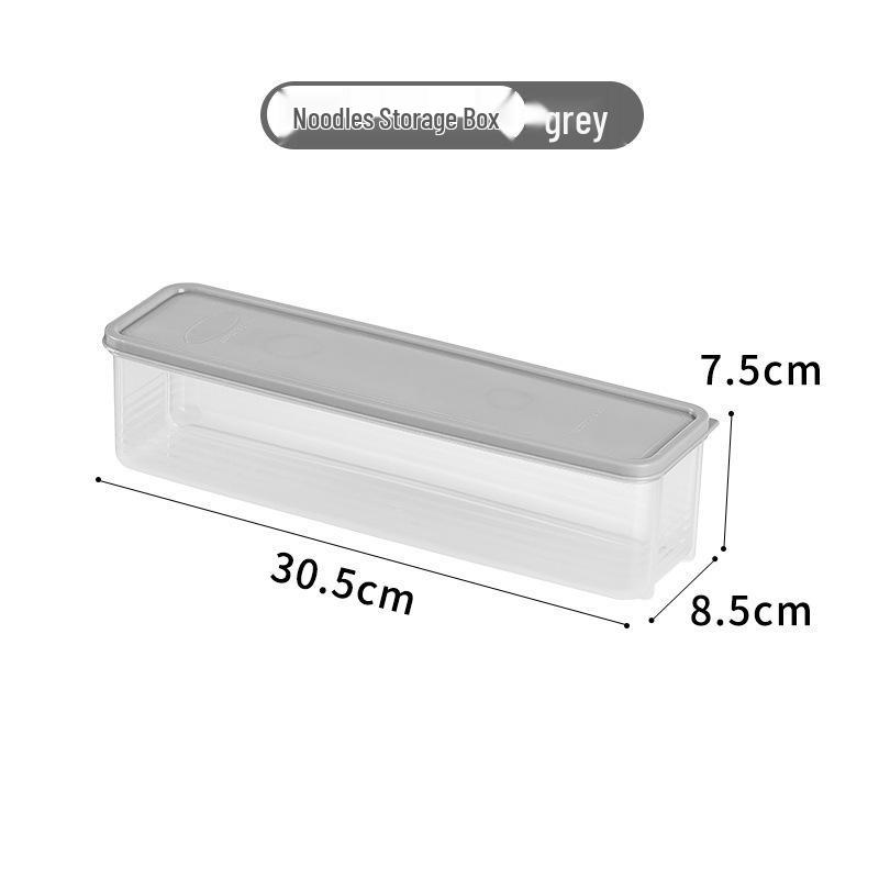 Контейнер для хранения спагетти большой вместимости - Прямоугольный, Длинный контейнер для лапши
