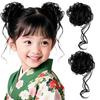 OTAKUMARKET Набор из двух пучков-париков с локонами и в стиле scrunchie, идеально подходит для Сити-Го-Сан, юкаты и японской одежды, поступления в детский сад и
