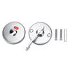Stainless Steel Latch Lock Silver Indicating Door Lock Durable Privacy Door Lock  Restroom