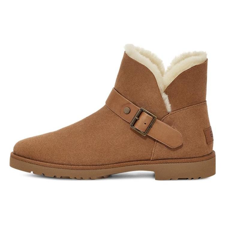 (WMNS) Женские короткие ботинки UGG Romely с пряжкой 1132993-CHE