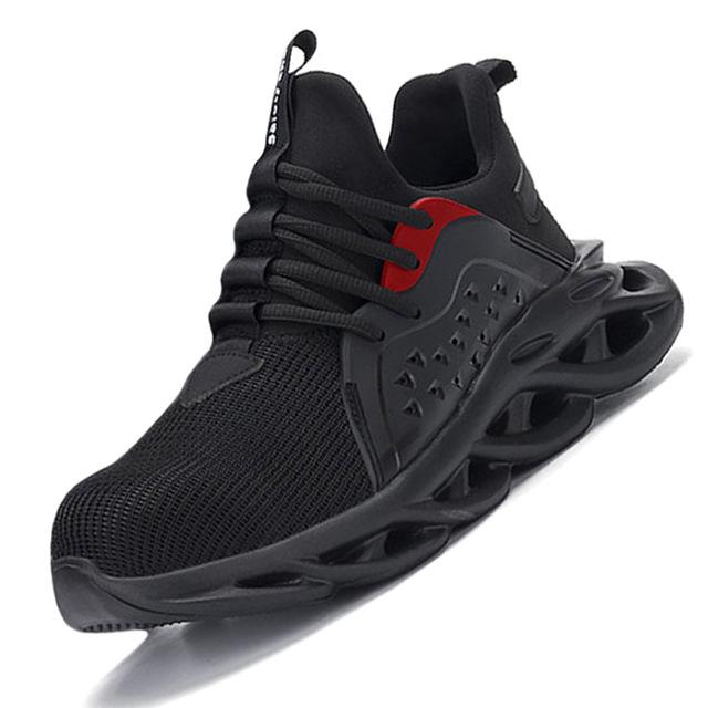 Мужские кроссовки со стальным носком, противоударная рабочая обувь, противопрокольная, противоскользящая, рабочая защитная обувь, защитная обувь, мужские и женские рабочие защитные ботинки, дышащие