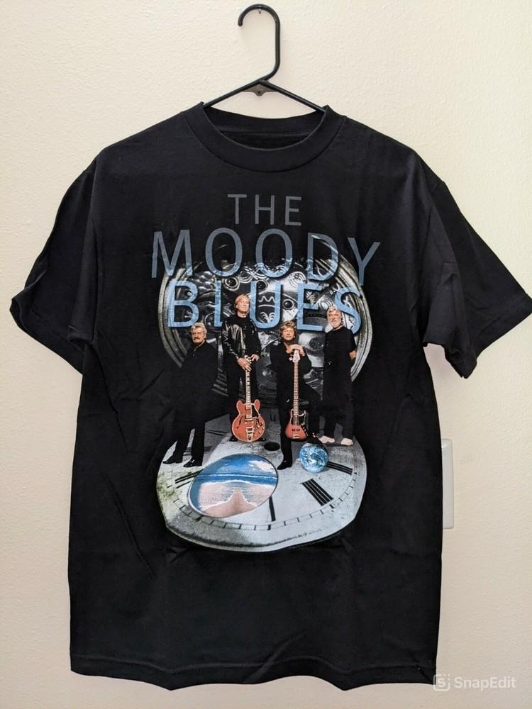 Vintage The Moody Blues Strange Times Tour 1999 T-Shirt Unisex Fan Gift 2 Side Unisex T-Shirt