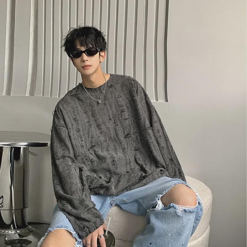 Men's Trendy Oversized Summer Hole T-Shirt