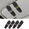 zjdf10 Car Glasses Storage Clip Sunglasses Card Ticket Clamp for Mitsubishi Lancer 9 ASX L200 Colt Pajero Outlander Eclipse EVO