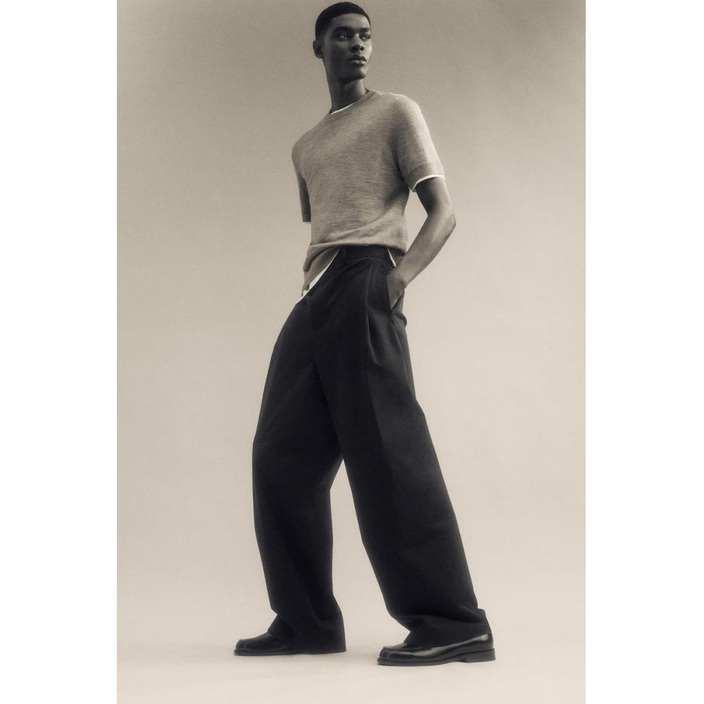 COS Футболка Japan Slim FiT из мериносовой шерсти