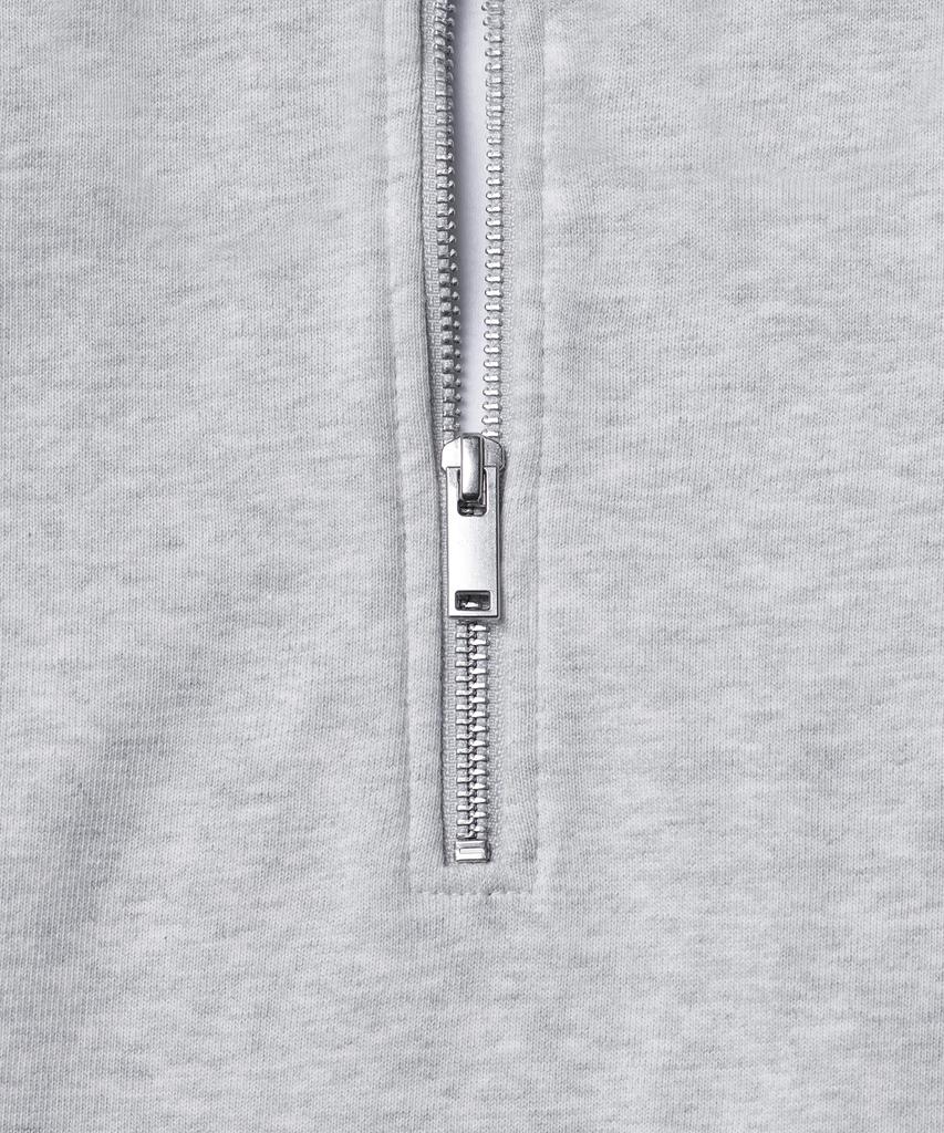 MUSINSA STANDARD WOMAN Women'S Half Zip Sweatshirt [Melange Light Grey]