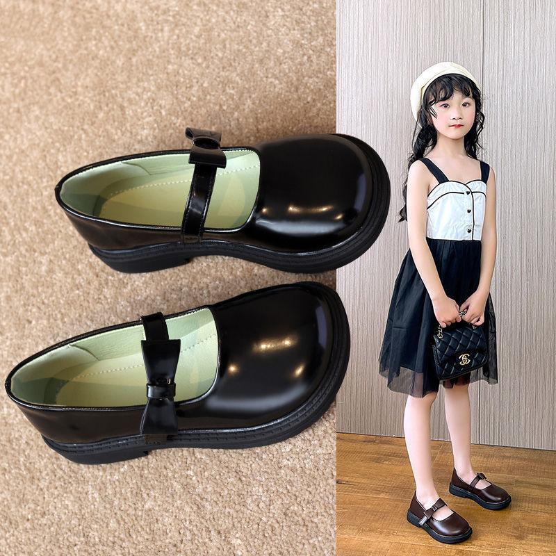 Весенние и осенние туфли для девочек из натуральной кожи. Туфли принцессы. Весенние туфли Мэри Джейн.