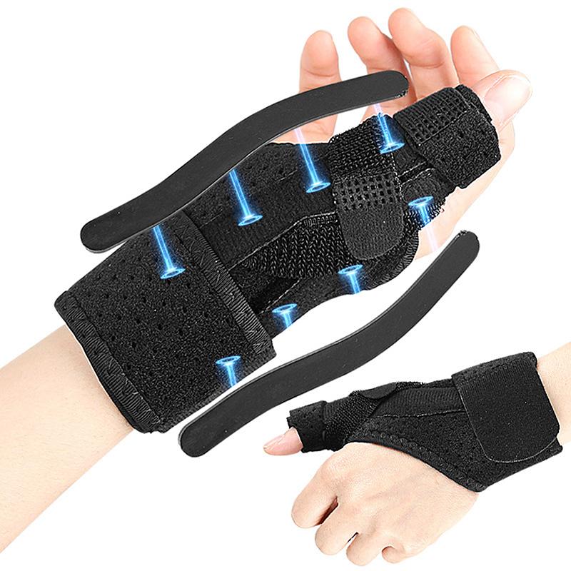 Gloves Elastic Adjustable Tendon Sheath Wrist Guards Breathable Support Portable High Quality Thumb Gloves Unisex