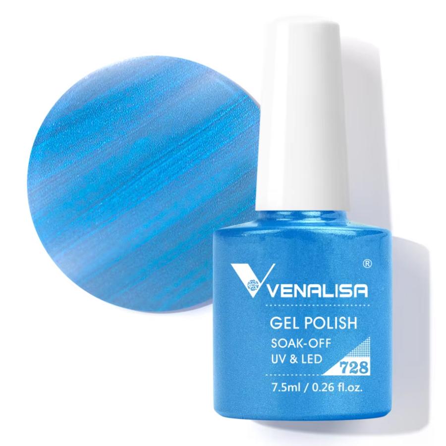 Venalisa Upgraded Gel Nail Polish 7.5ml High Pigmentation Glitter Gel Lacquer Soak Off Nail Art Manicure Gel