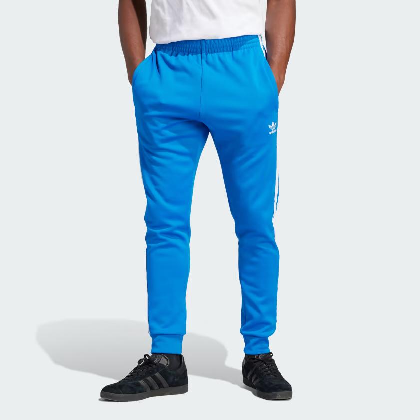 adidas Originals Adicolor Classics SST Спортивные штаны с эластичными манжетами Мужские брюки синие IM4542