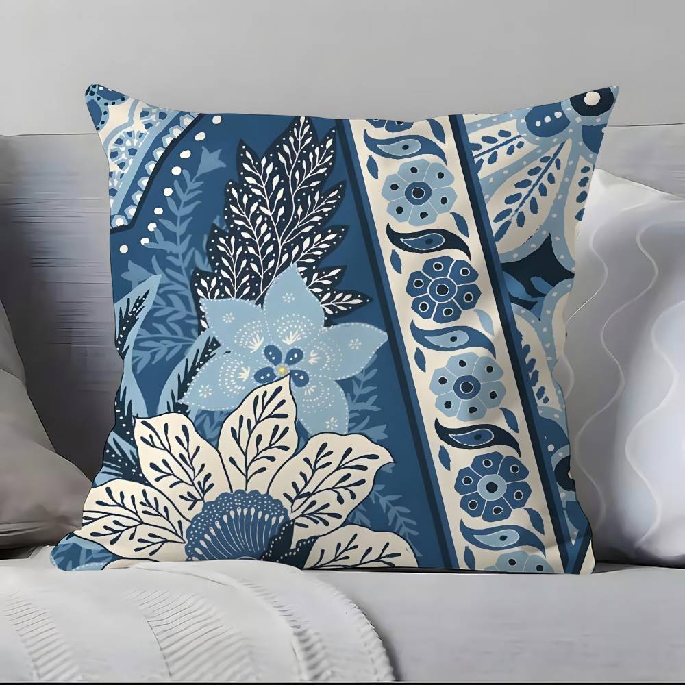 Badik I-I-Indonesia B-B-B-Batik Design Pillow Case Pillowcase Soft Skin Friendly & Comfortable With A Hidden Zipper