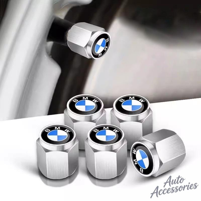 DKHN5 5Pcs Metal Car Wheel Tire Valve Cap Stem Case Cover For BMW M Power E46 E90 E60 F30 F10 M5 X2 X3 X5 X4 X6 X7 G30 G20 Accessories